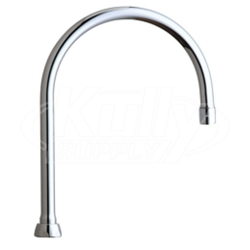 Chicago GN8AE3JKABCP 8" Rigid / Swing Gooseneck Spout 