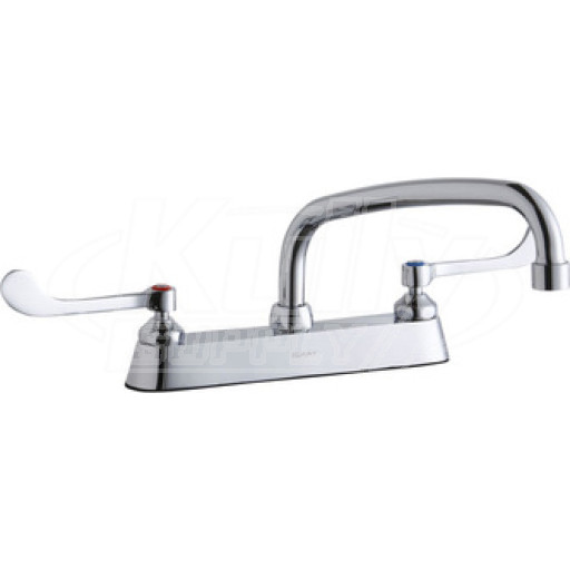 Elkay LK810AT10T6 8" Centerset Deck Mount Faucet