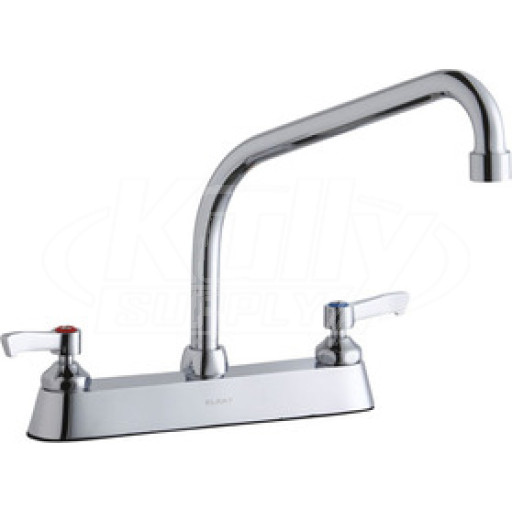 Elkay LK810HA10L2 8" Centerset Deck Mount Faucet
