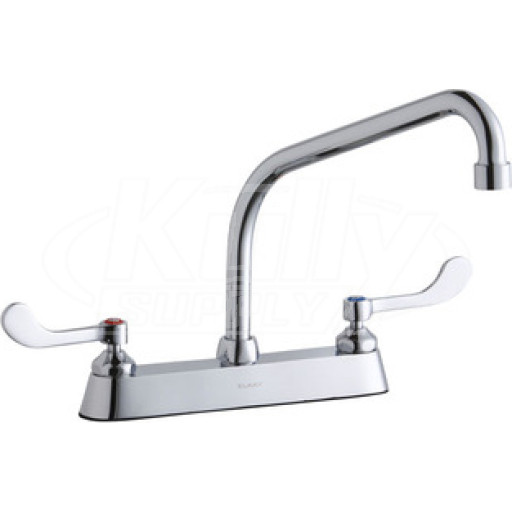 Elkay LK810HA10T4 8" Centerset Deck Mount Faucet