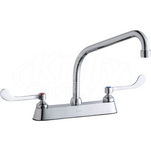Elkay LK810HA10T6 8" Centerset Deck Mount Faucet