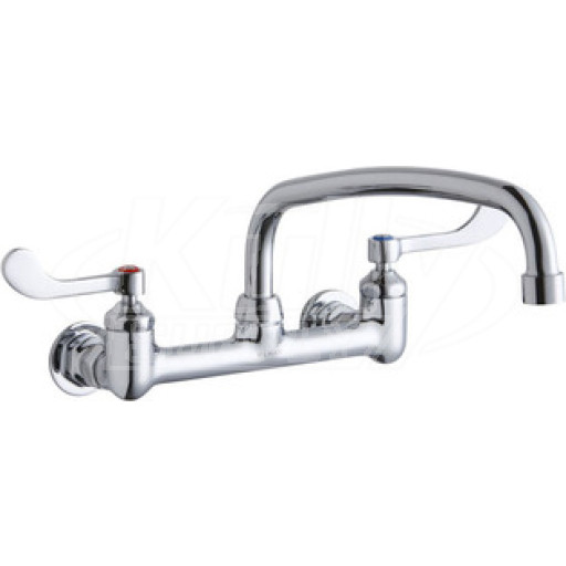 Elkay LK940AT12T4H 8" Centerset Wall Faucet