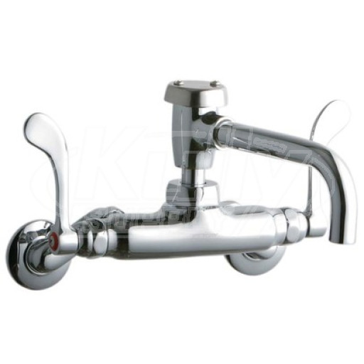 Elkay LK945VS07T4T Wall Mount Faucet, 3"-8" Adjustable  Centers
