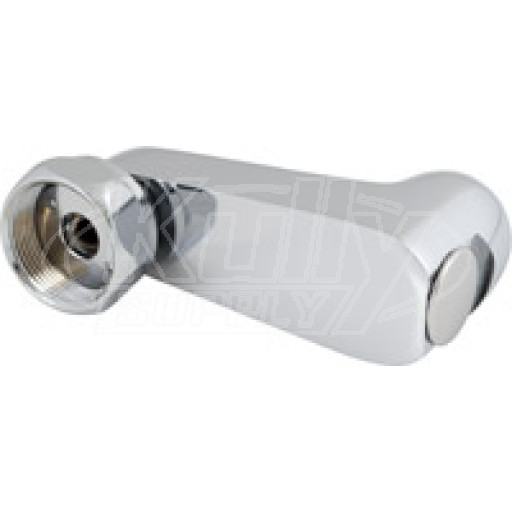 Chicago RJKABCP 2-1/2" Offset Supply Arm with Integral Shut-off Stop  with 1/2" NPT Female Thread Inlet