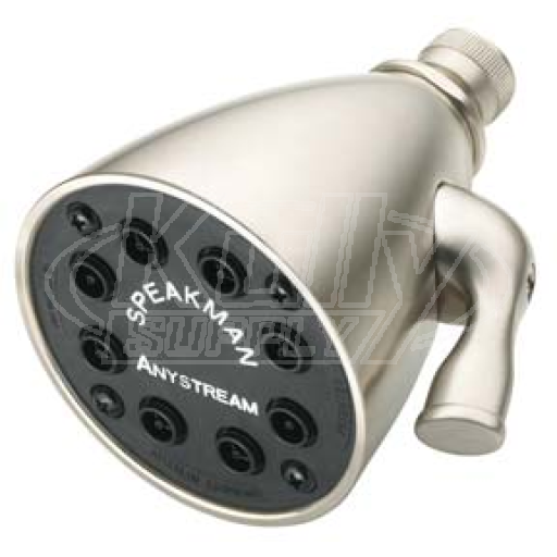 Speakman S-2251-BN 8-Jet Anystream Showerhead - Brushed Nickel