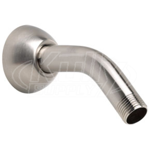 Speakman S-2520-BN 5 1/2" Arm & Flange w/ 1/2" MNPT Inlet & Outlet - Brushed Nickel