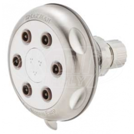 Speakman S-2620-BN 6 Jet Anystream Euro Showerhead - Brushed Nickel