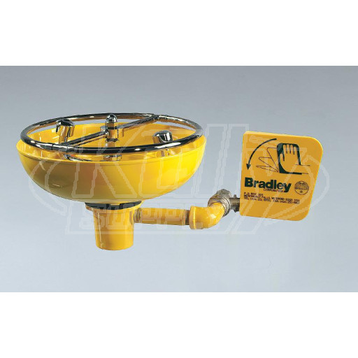 Bradley S19-220H Eye/Face Wash (with Wall Bracket and Plastic Receptor)