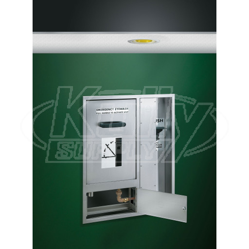 Bradley S19-315FBF Recessed Barrier-Free Combination Drench Shower & Eyewash