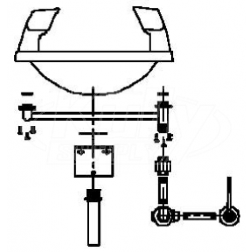 Speakman SE-403 Wall-Mounted Eye/Face Wash (Discontinued)