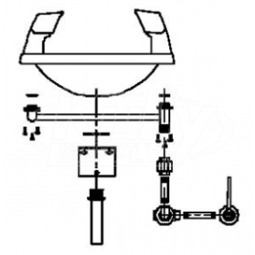 Speakman SE-404 Wall-Mounted Eye/Face Wash