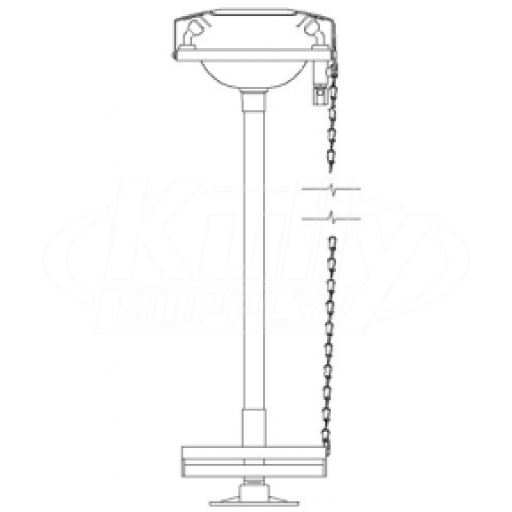Speakman SE-546 Pedestal-Mounted Eyewash (with Stainless Steel Receptor)