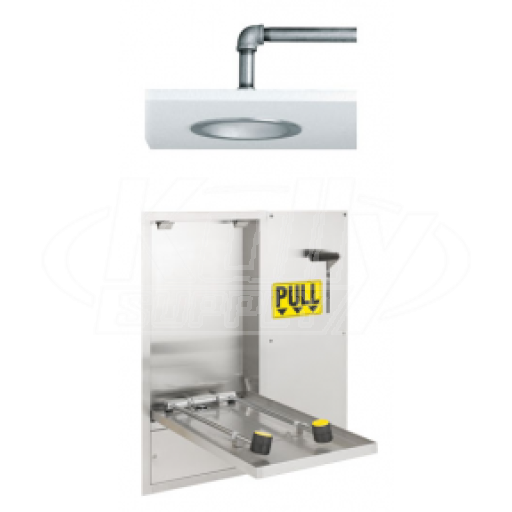 Speakman SE-575-DP-237 Swing Down-Activated Wall-Mounted Combination Drench Shower & Eyewash