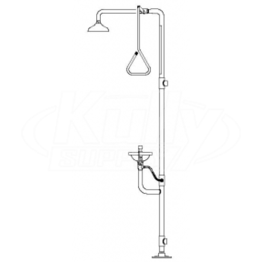 Speakman SE-617 Combination Drench Shower & Eyewash