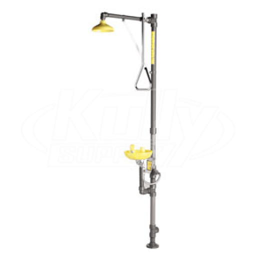 Speakman SE-690-PVC Combination Drench Shower & Eye/Face Wash (with Plastic Receptor)