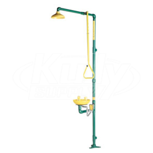Speakman SE-695-ADA Barrier-Free Combination Drench Shower & Eye/Face Wash (with Plastic Receptor)