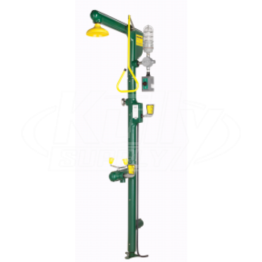 Speakman SE-7000-220V50C Freeze-Protected Floor-Mounted Combination Drench Shower & Eye/Face Wash