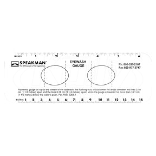 Speakman SE-952 Plastic Eyewash Gauge
