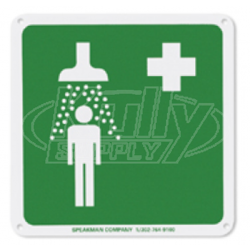 Speakman SGN2 Drench Shower Sign