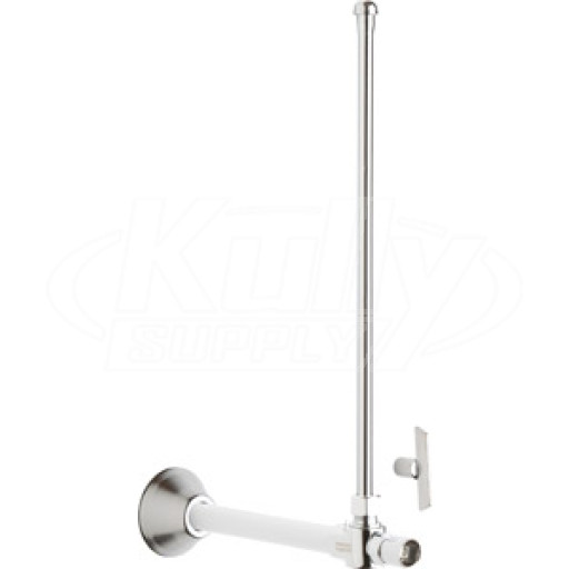 Chicago STB-51-11-AB Angle Stop Ball Valve with Supply Tube and Loose Key Handle
