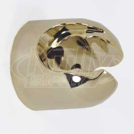 Speakman VS-126-PB Circular Wall Mounted Handheld Shower Holder - Polished Brass