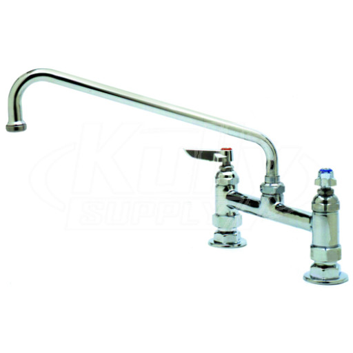 T&S Brass B-0221-CR B-0221 Double Pantry Faucet