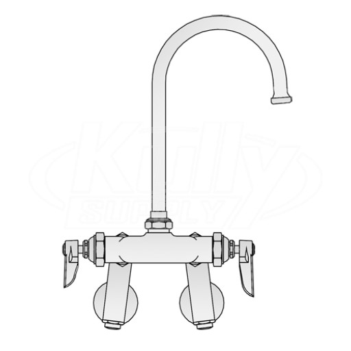 T&S Brass B-0343 Double Pantry Faucet