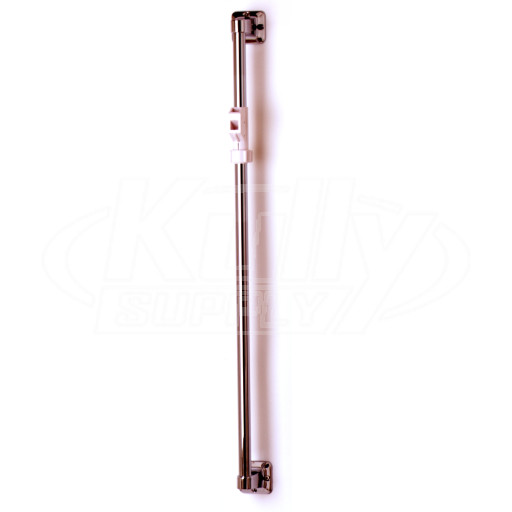 T&S Brass B-0940 Vertical Grab Bar, Sliding Spray Bracket, 32" Length