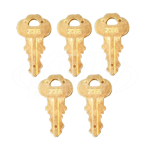 Bradley P15-398 Door Keys Service Pack 2055 (5-Pack of P10-526 Keys)