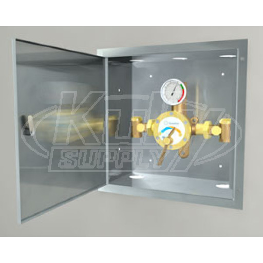 Guardian G3807LF TemperingValve, 44 Gal,Recessed SS LF