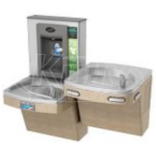 Oasis PG8EBFSLTM Sensor-Operated (lower unit only) Dual Drinking Fountain with Bottle Filler
