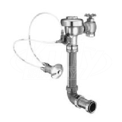 Sloan Regal 9603-1.6 Prison Flushometer (Metal Button Fixture Wall)
