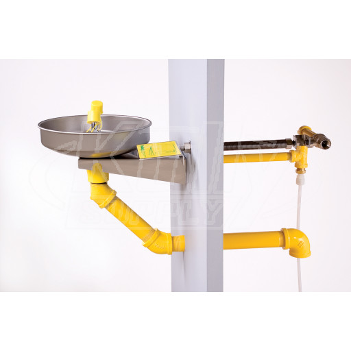 Bradley S19-220HFP12 Frostproof Wall-Mounted Eyewash (for 8" to 12" Wall Thickness)