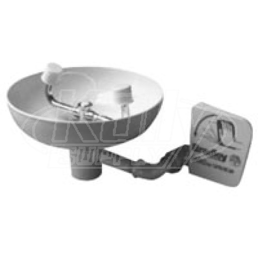Bradley S19-230 Eyewash (with Plastic Receptor) (Discontinued)