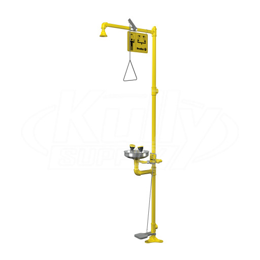Bradley S19-310AC Combination Drench Shower & Eyewash