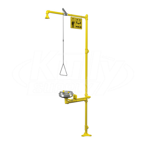 Bradley S19-310BF Barrier-Free Combination Drench Shower & Eye/Face Wash