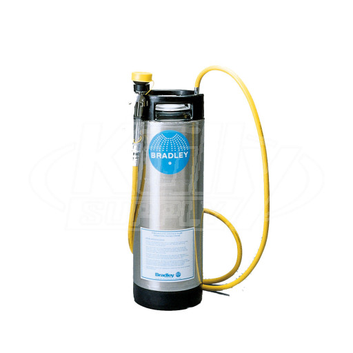 Bradley S19-670 Portable Pressurized Eyewash 5 Gallon (with Drench Hose)