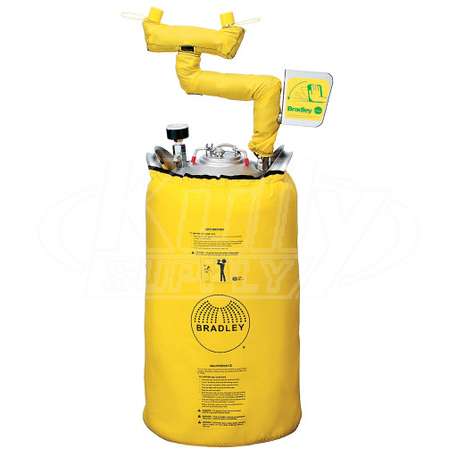 Bradley S19-690H Heated Portable Pressurized Eyewash 10 Gallon