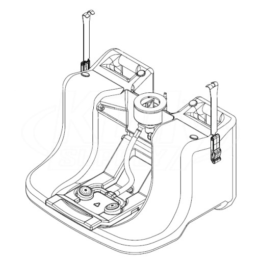 Bradley S65-335 Portable Pedestal Base
