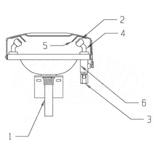 Speakman SE-505 Eyewash Parts Breakdown