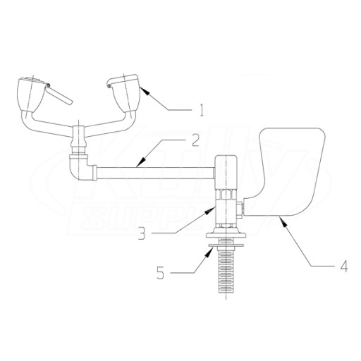 Speakman SE-572 Eyewash Parts Breakdown