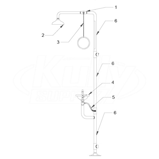 Speakman SE-615 Combo Parts Breakdown