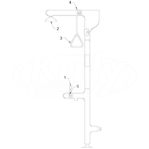 Speakman SE-7000 Heat-Traced Unit Parts Breakdown