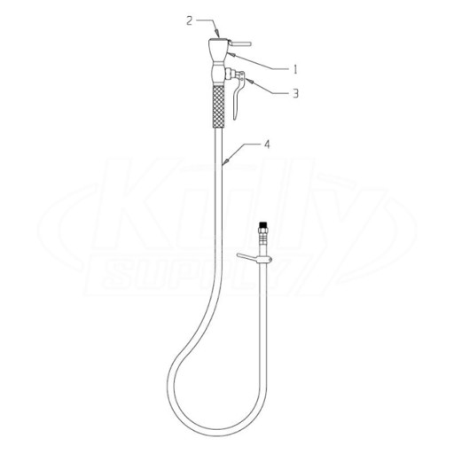 Speakman SE-920 Drench Hose Parts Breakdown
