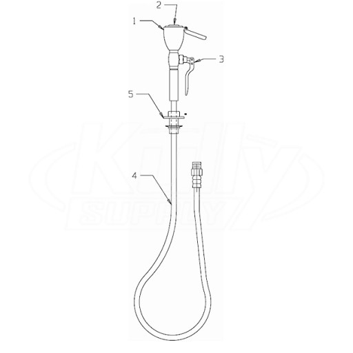 Speakman SE-921 Drench Hose Parts Breakdown