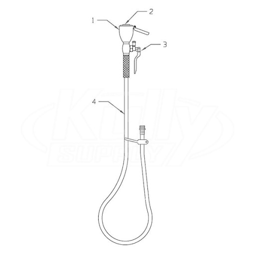 Speakman SE-924 Drench Hose Parts Breakdown