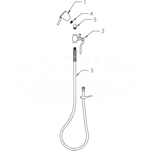 Speakman SE-926 Drench Hose Parts Breakdown