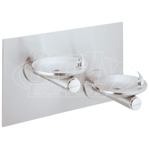 Elkay EDFPB117C NON-REFRIGERATED In-Wall Dual Drinking Fountain