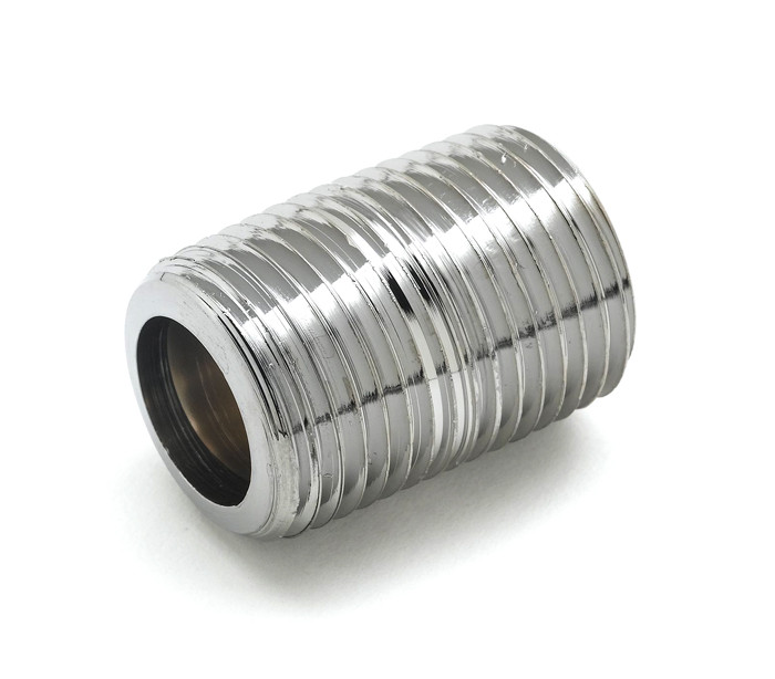 T&S Brass 002534-25 1/2" NPT Close Nipple (Plated)