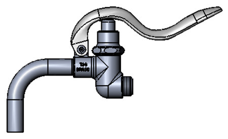 T&S Brass 002866-40 Valve & Nzl Assembly